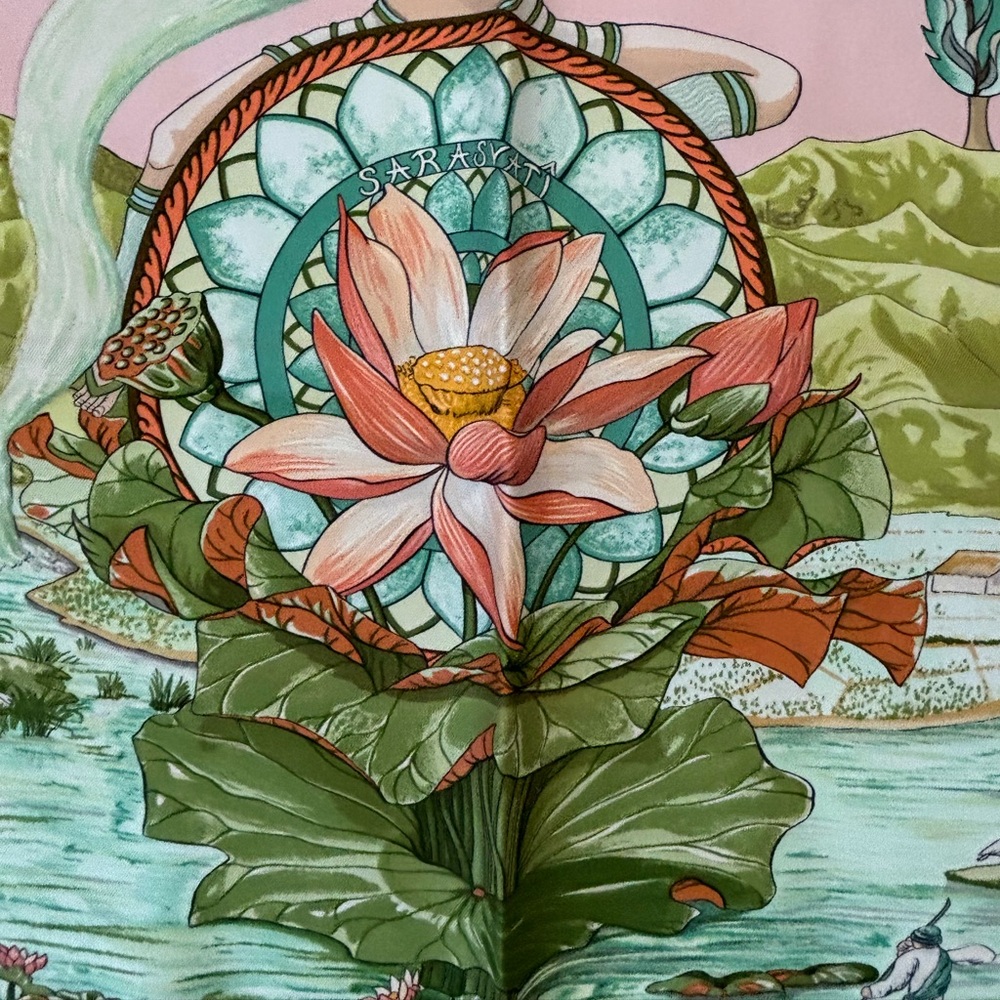Rare Hermes
Sarasvati Silk Scarf - Picture 8 of 16